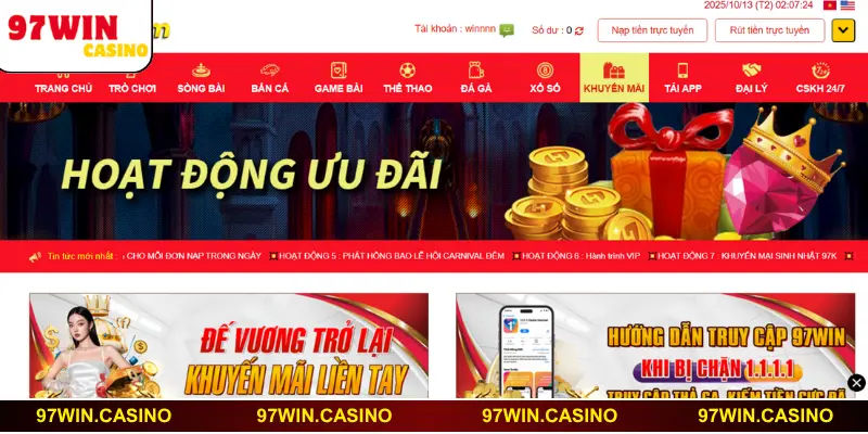 Top các khuyến mãi khủng nhất tại cổng game