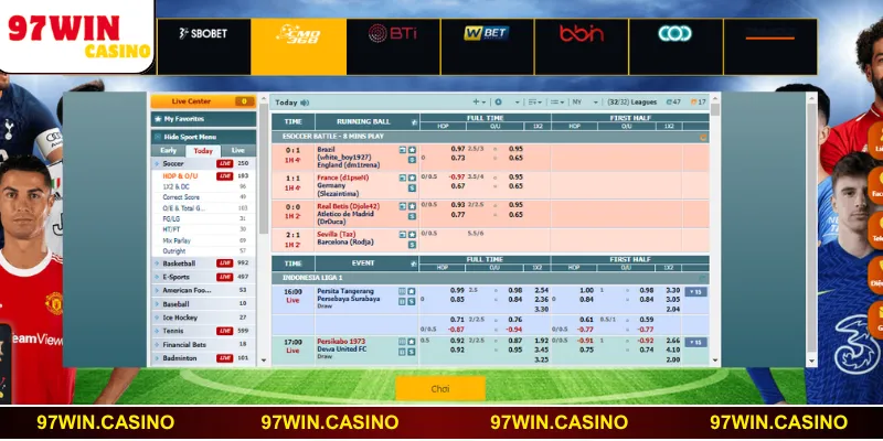 Xả kèo bóng đá 97WIN giúp anh em bảo toàn vốn cược